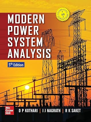 Modern power system analysis