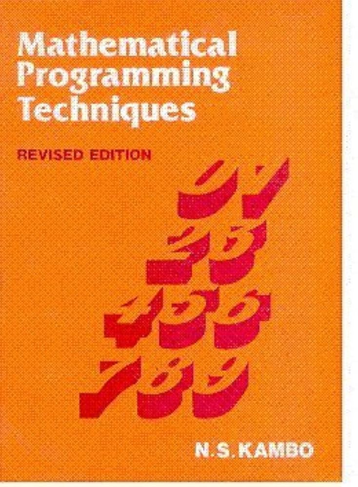 Mathematical programming techniques