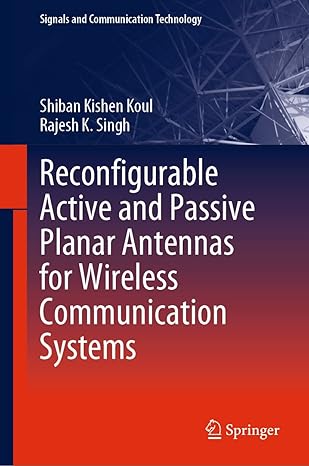 Reconfigurable active and passive planar antennas for wireless communication systems