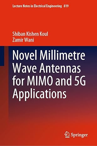 Novel millimetre wave antennas for MIMO and 5G applications