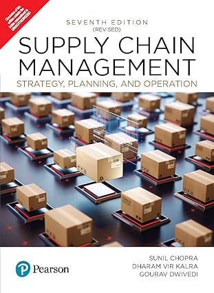 Supply chain management: strategy, planning, and operation