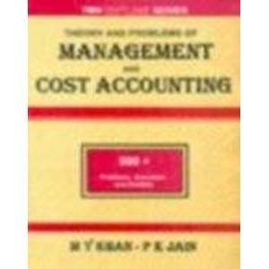 Theory and problems of management and cost accounting