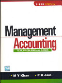 Management accounting: text, problems and cases
