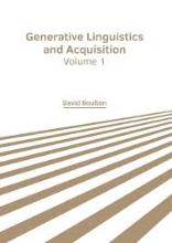 Generative linguistics and acquisition