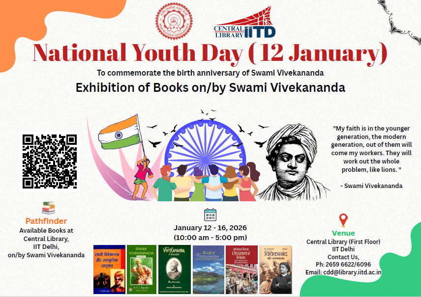 Book Exhibition on the Occasion of National Youth Day (Books on/by Swami Vivekananda)